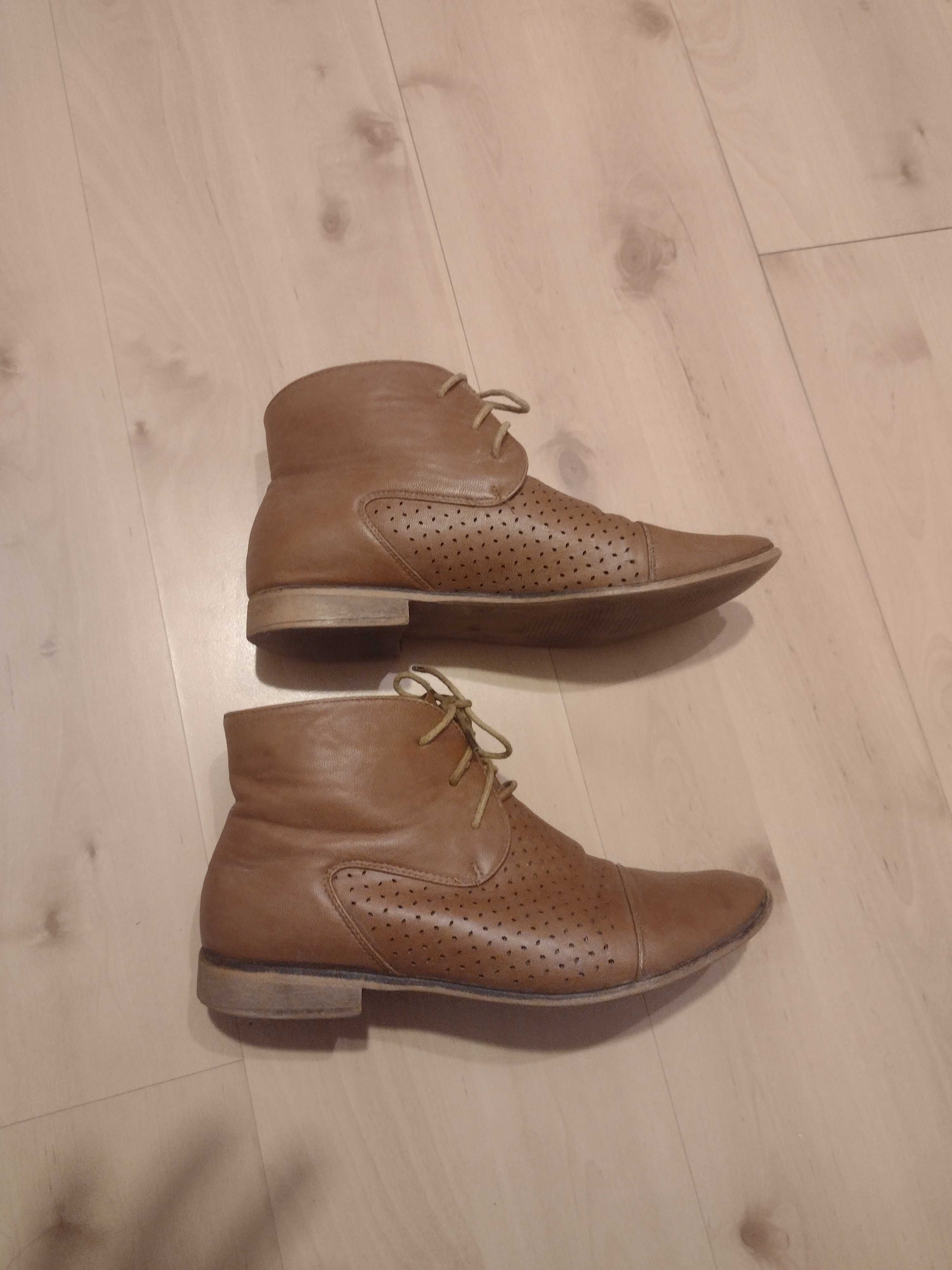 Buty botki półbuty przejściowe rozmiar 39