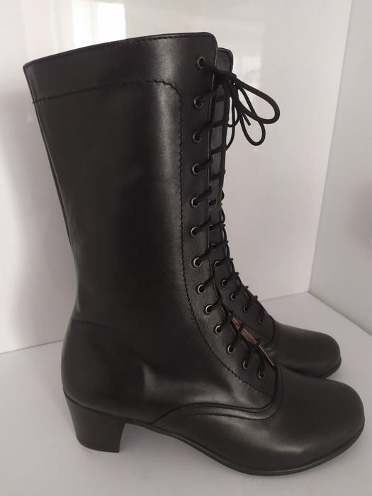 Obuwie ludowe krój derbowy do zespołów obcas 5 cm pod wymiar