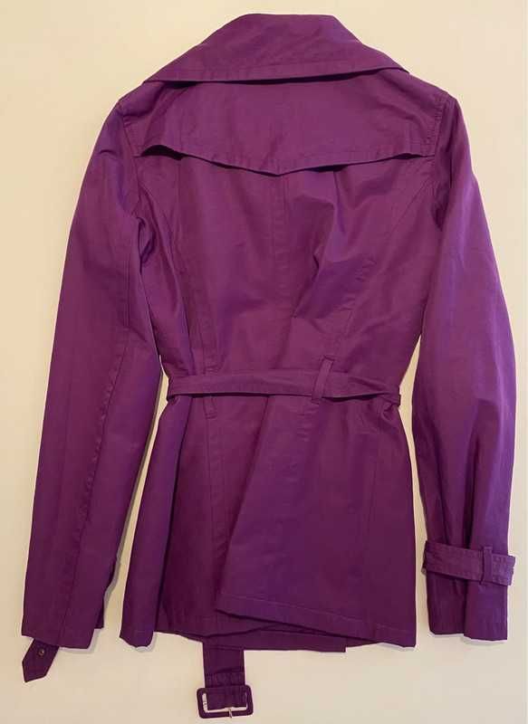Gabardine Roxo estiloso e reverente