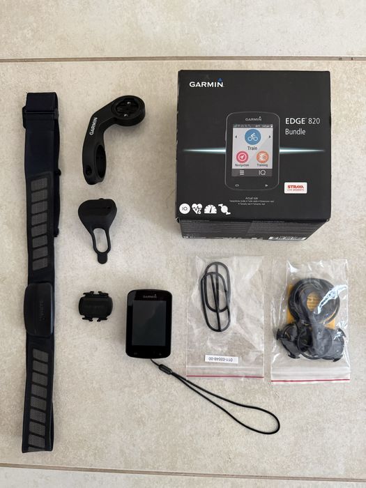 GPS Garmin Edge 820 bundle com sensores