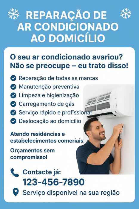 Reparação de Ar Condicionado ao Domicílio