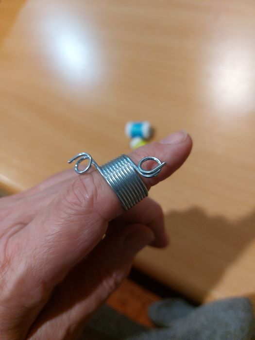 Pierścionek do żakardów i dwa liczniki rzędów (większy i mniejszy)