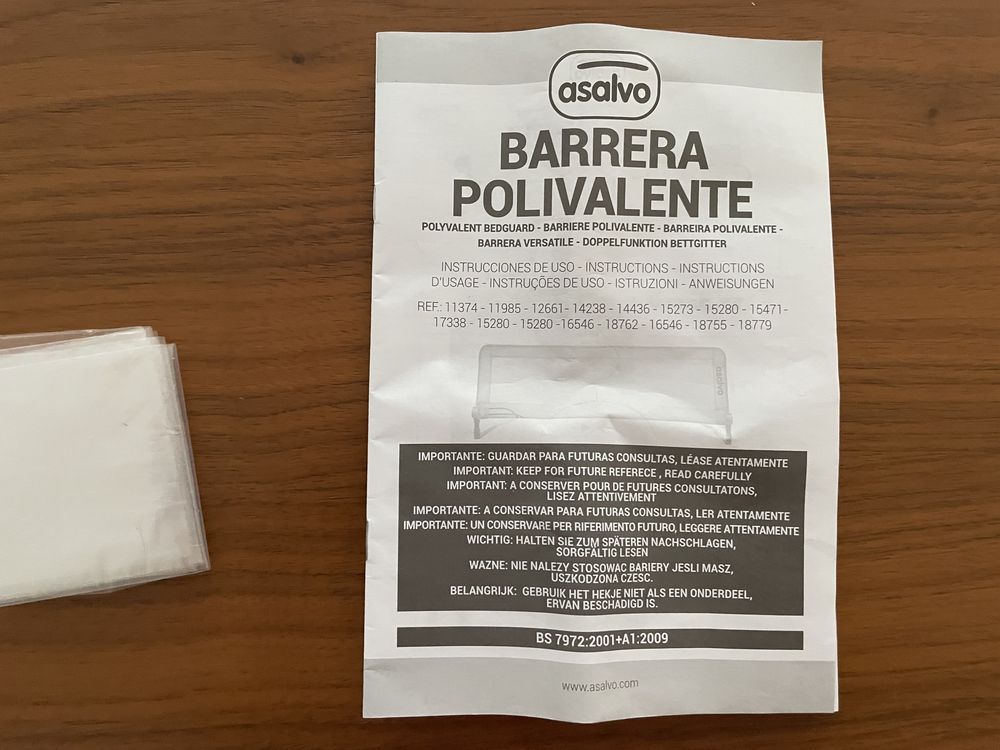Protetor queda cama criança