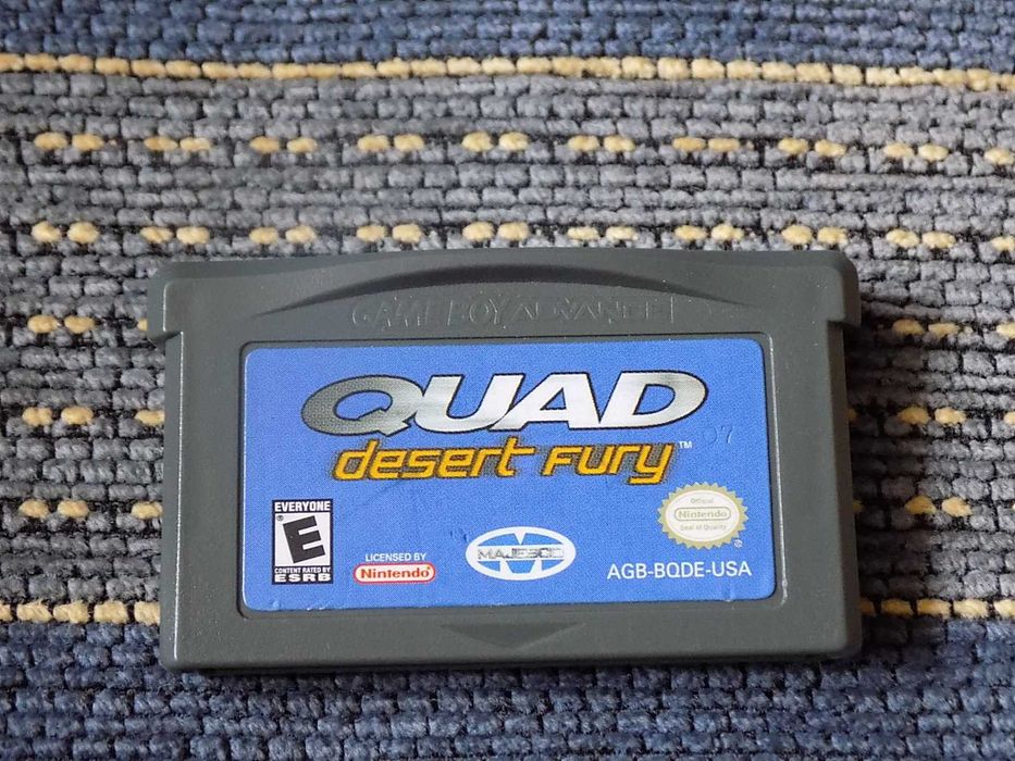 Quad Desert Fury - motoły na Nintendo GameBoy Advance/GBA SP/ Micro/DS
