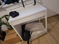 Biurko IKEA MICKE 73x50x75 cm z szufladą BIAŁE