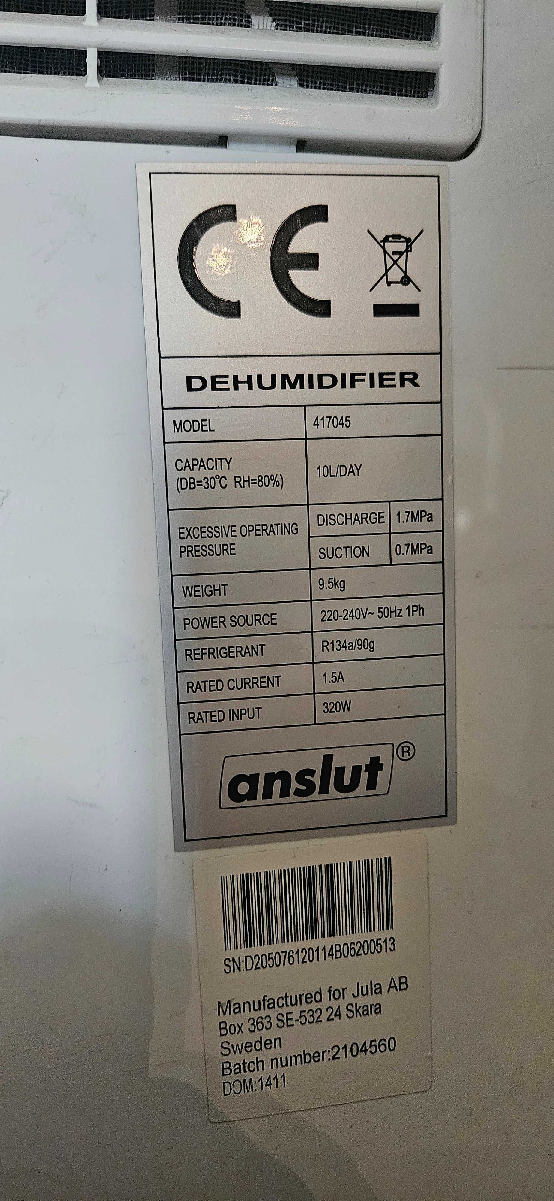 Osuszacz Anslut - Jula w idealnym stanie