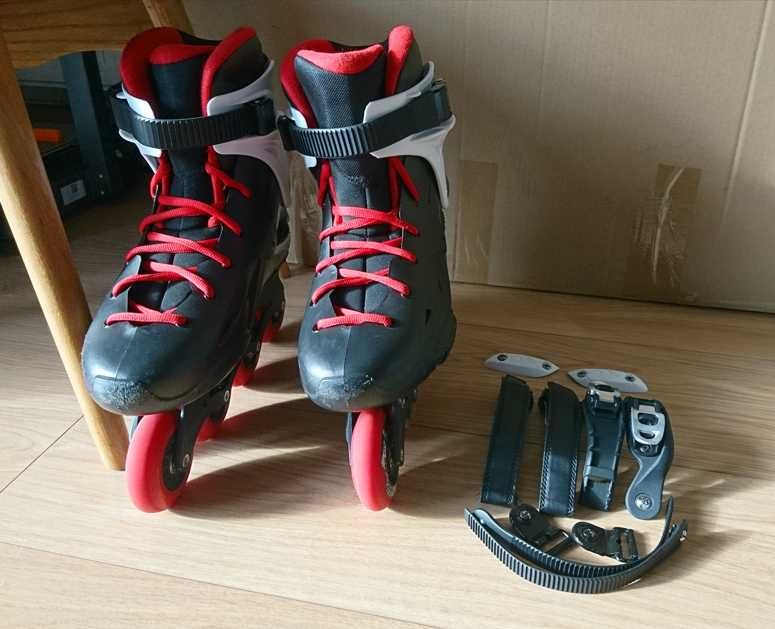 Powerslide Imperial rozm. 43-44 , nowy kołnierz, liner MyFit + części