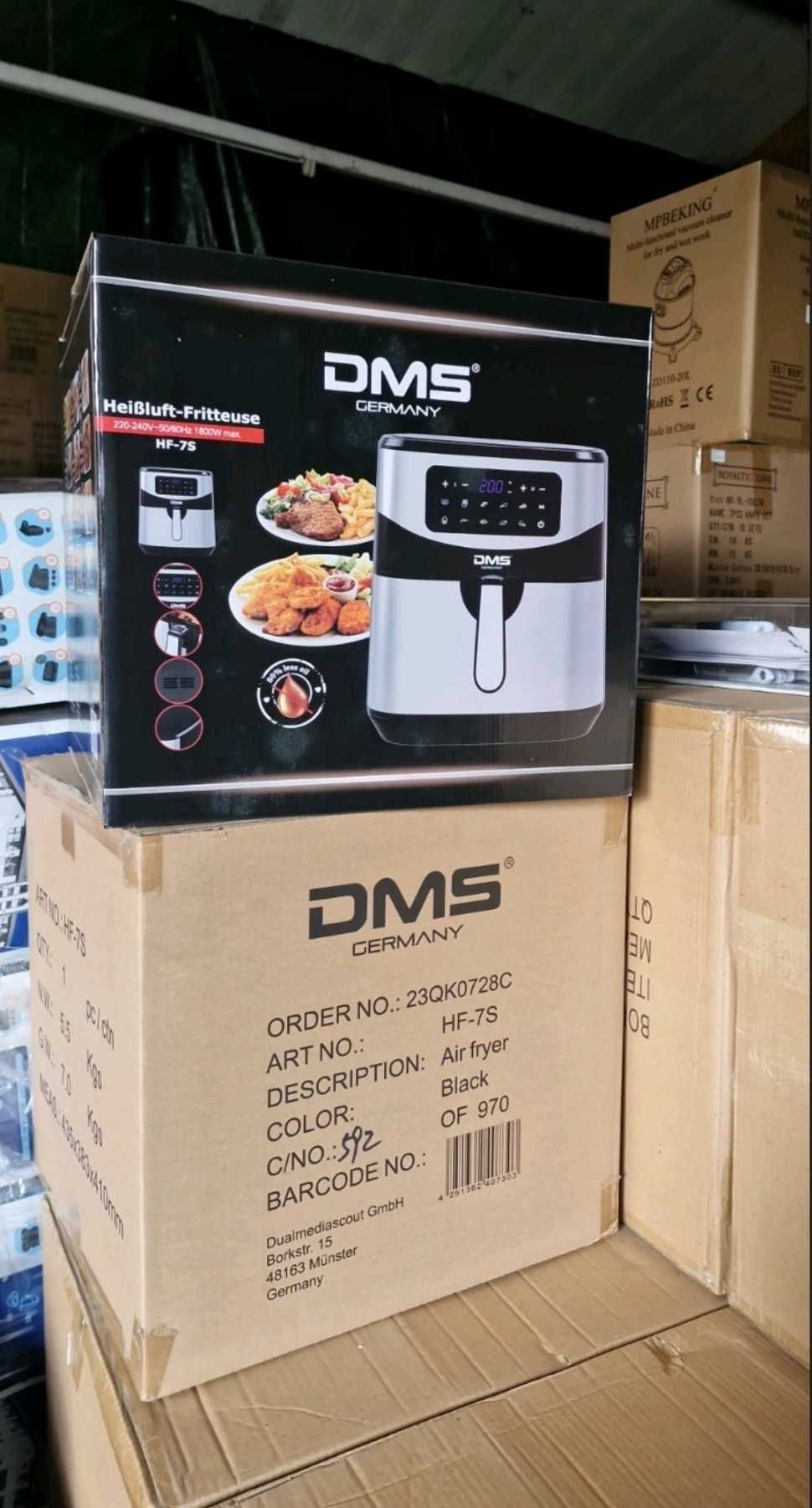 Аерофритюрниця DMS® HF-7S XXL Air Fryer 7л 1800 Вт Germany