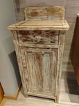 Szafka , antyk ok. 1920, shabby chic, z marmurowym blatem