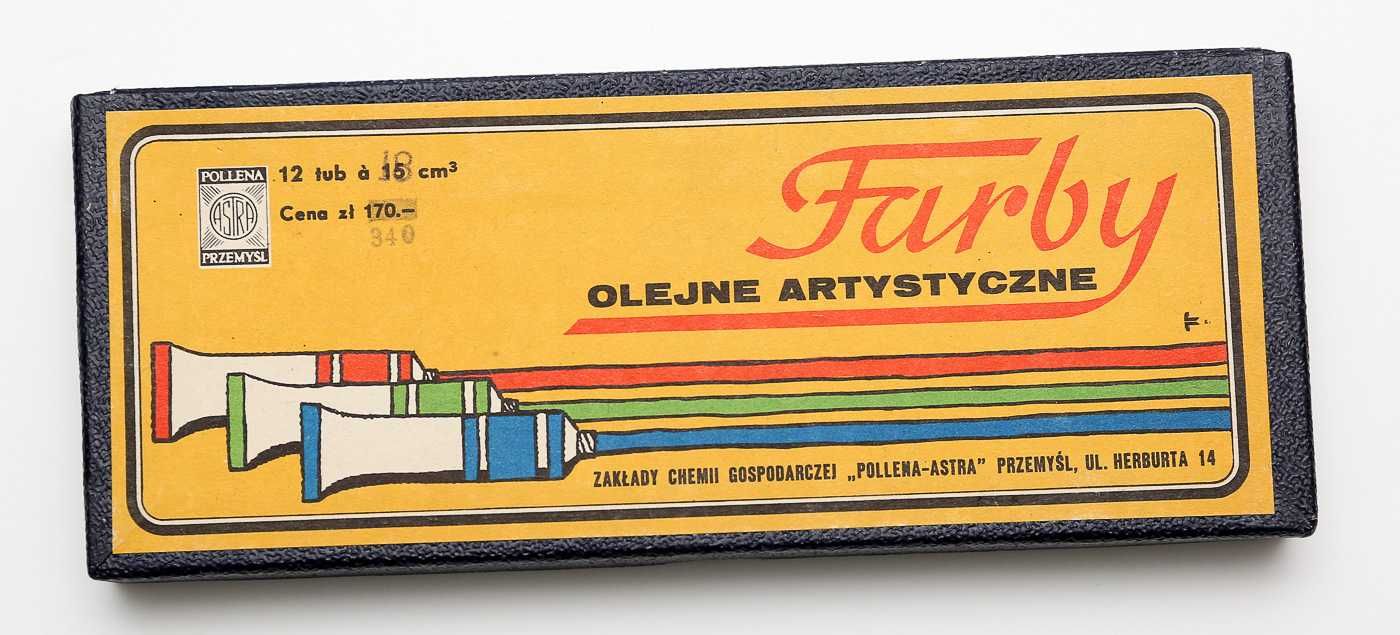 Farby olejne artystyczne Pollena Astra PRL