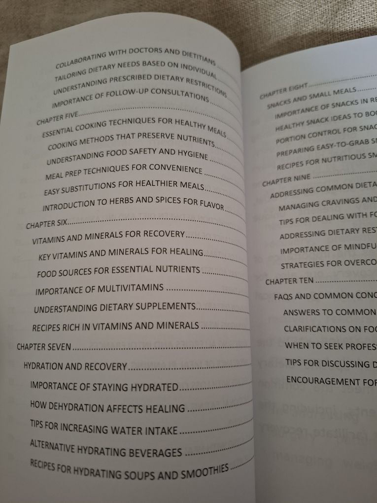 Orthopedic Surgery diet cookbook - Jaylen Kaleb  recuperação ortopedia