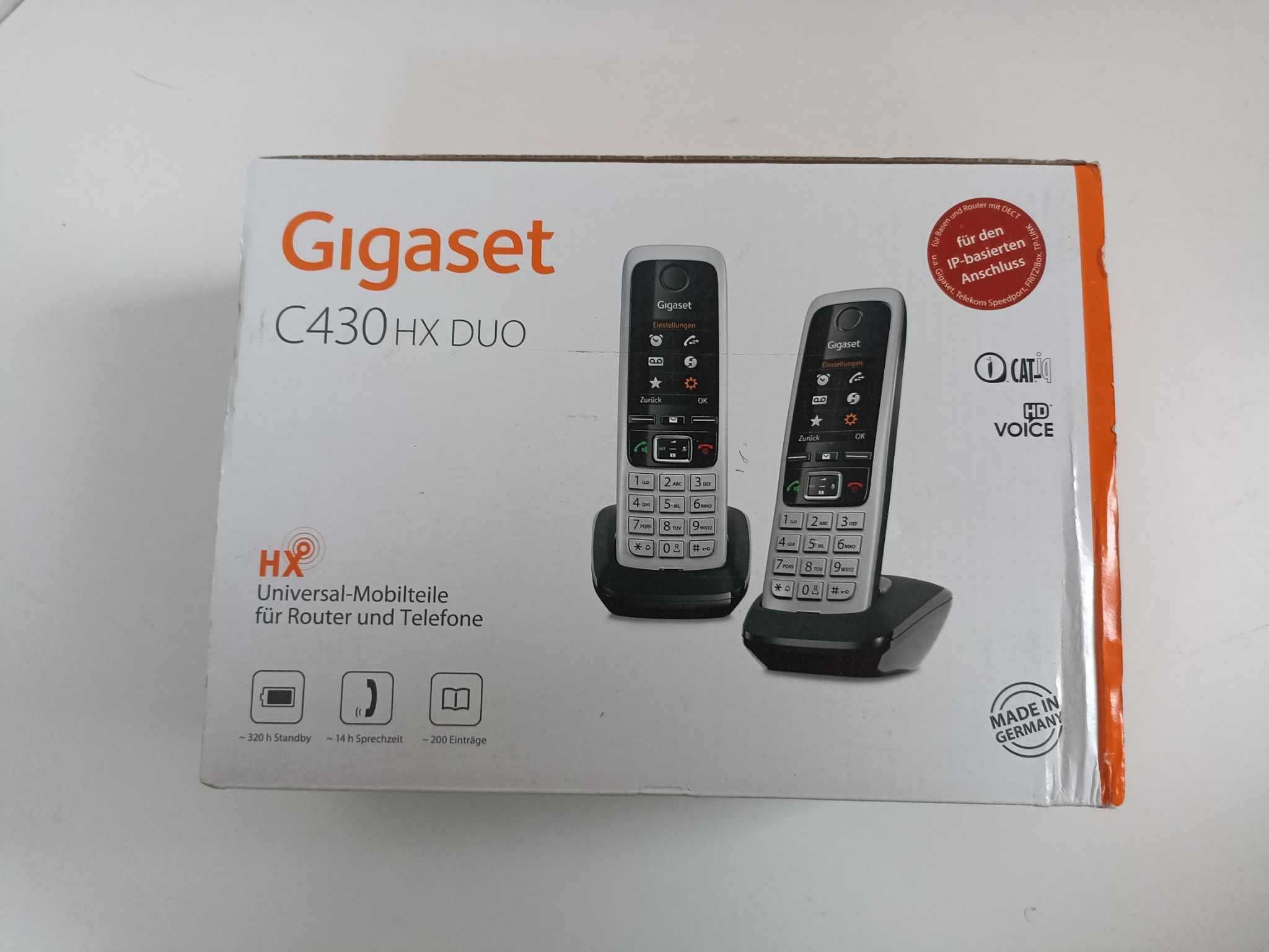 Gigaset C430HX Duo - 2 telefony DECT bezprzewodowe do routerów