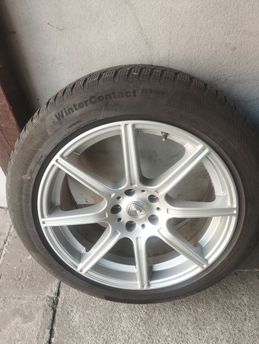 Felgi aluminiowe Aluett 19'' z oponami Continental 225/55 r19 zimowe