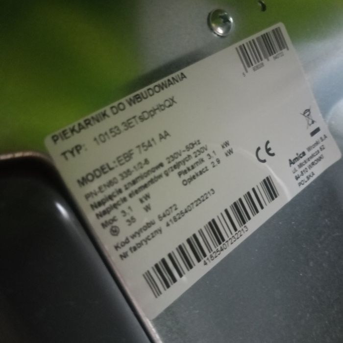 Piekarnik Amica  czarny