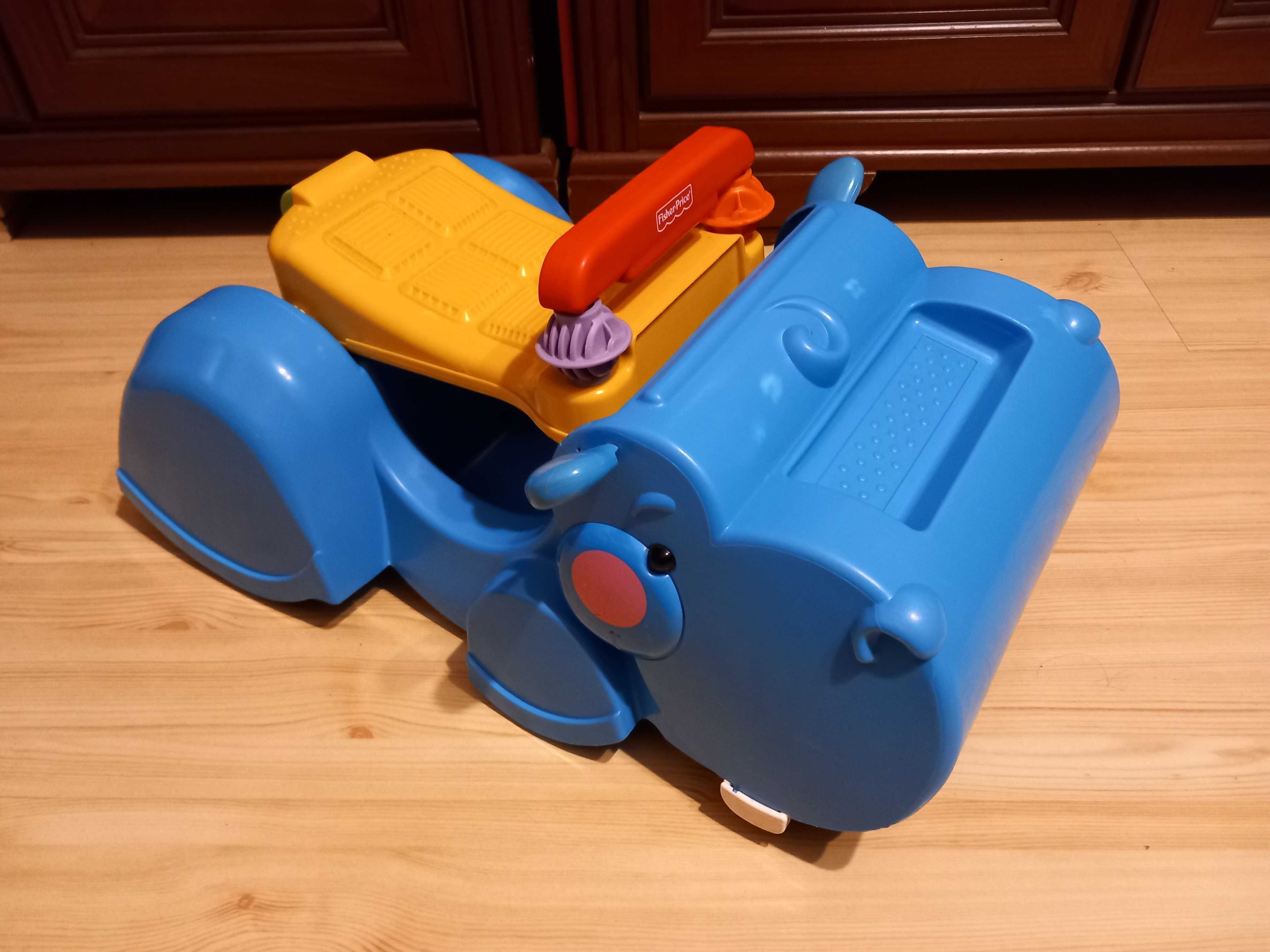 Jeździk chodzik pchacz hipopotam Fisher Price 12+