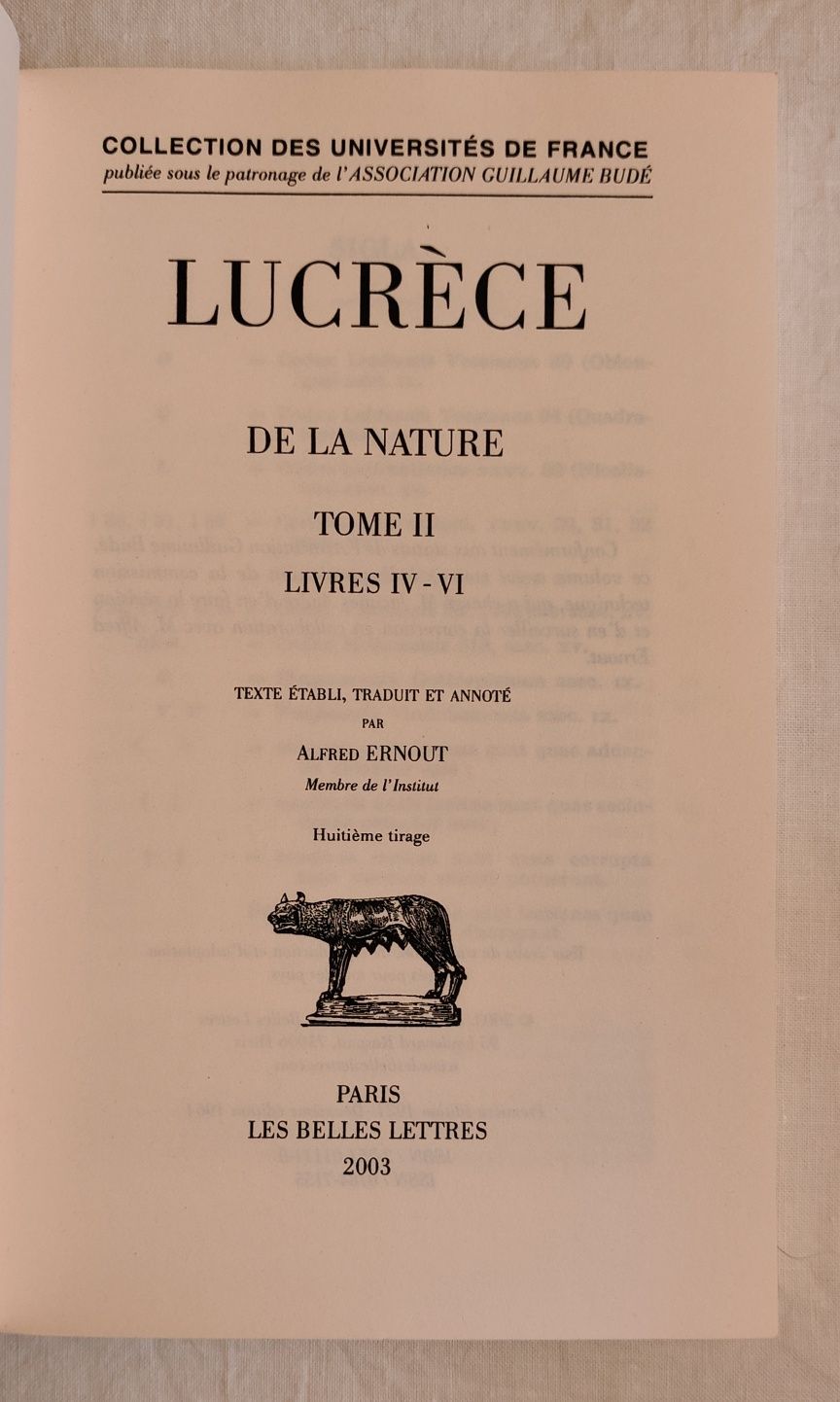 Livre e - De la Nature - Tome I e II