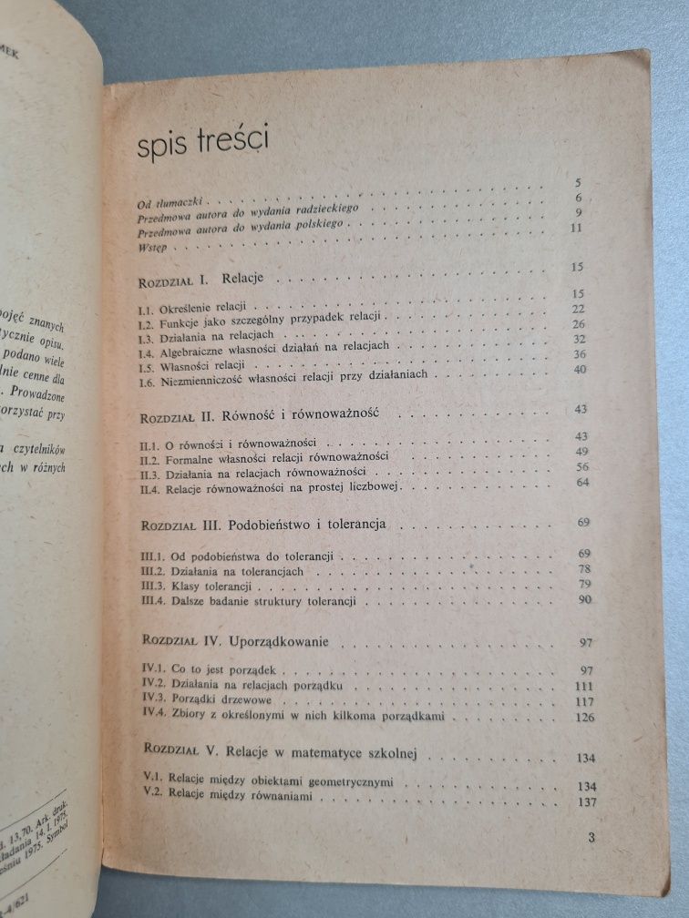 Równość podobieństwo porządek - J.A. Szrejder