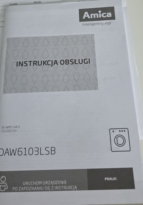 Pralka amica 6kg 1000obr A+++