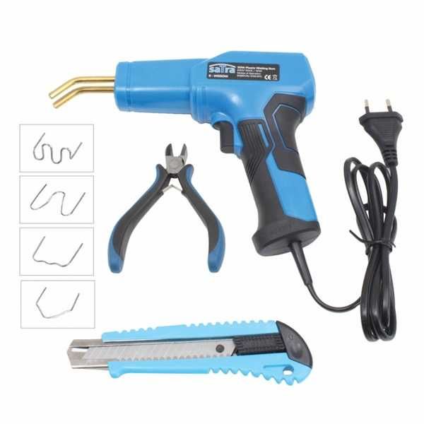 (Com Iva) Conjunto Máquina de Soldar Reparadora de Plástico 50W