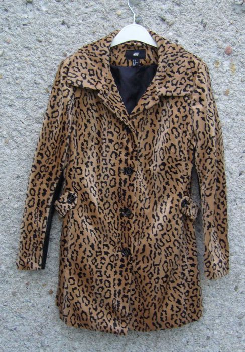 H&M damski płaszczyk/kurtka w cętki rozm.42