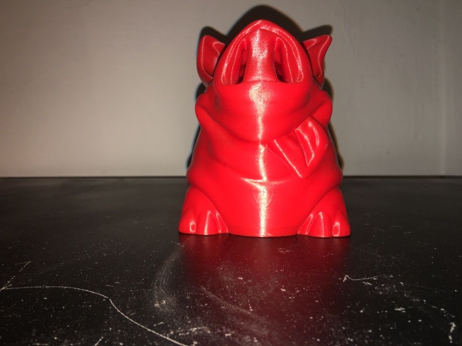 Wielka Czerwona Świnka Skarbonka Druk 3D