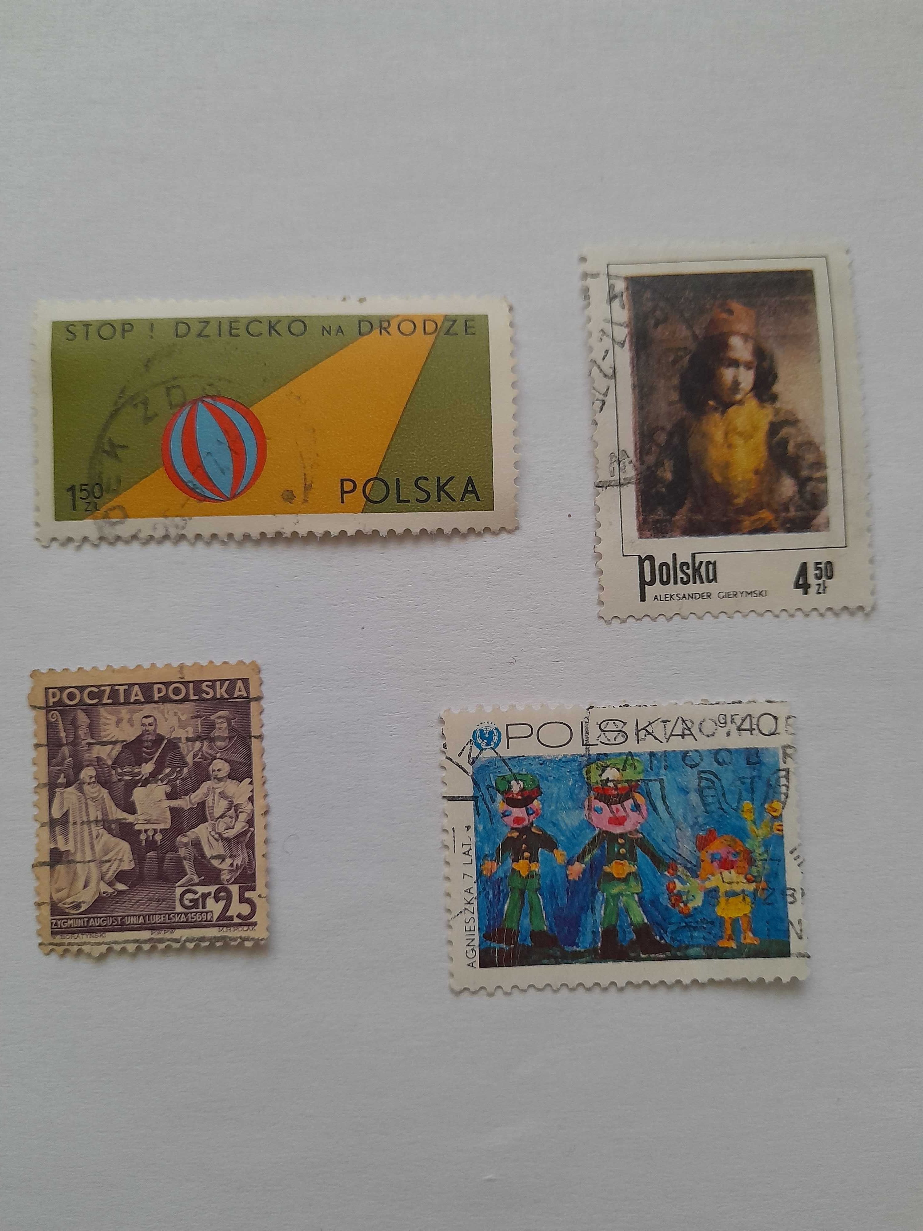 Polskie znaczki pocztowe różne