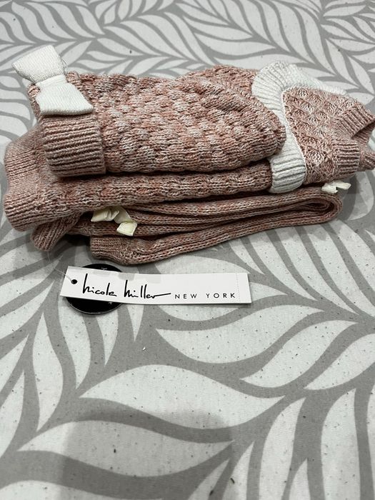 Komplecik pleciony z z czapeczką hicole hiller  6/9 miesiecy