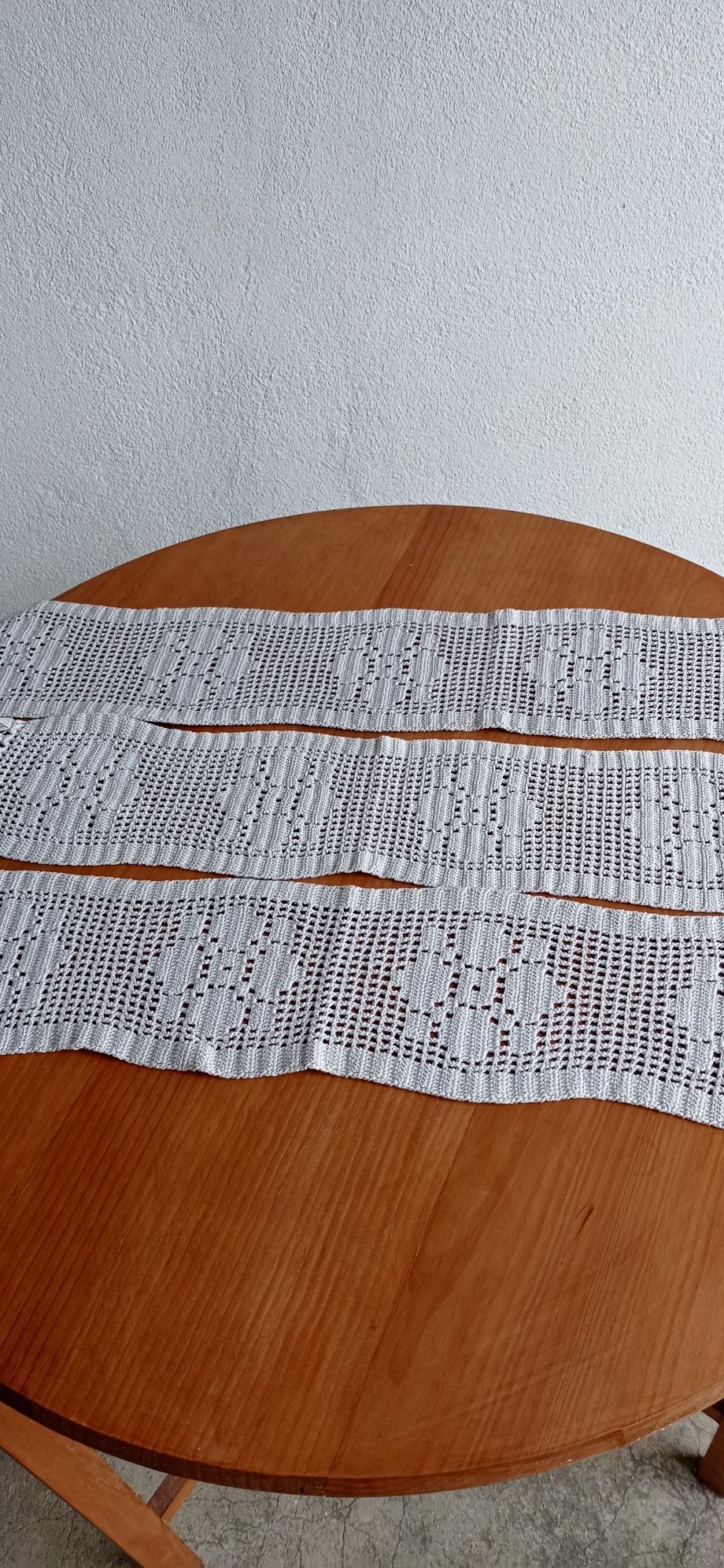 Panos crochet cinza