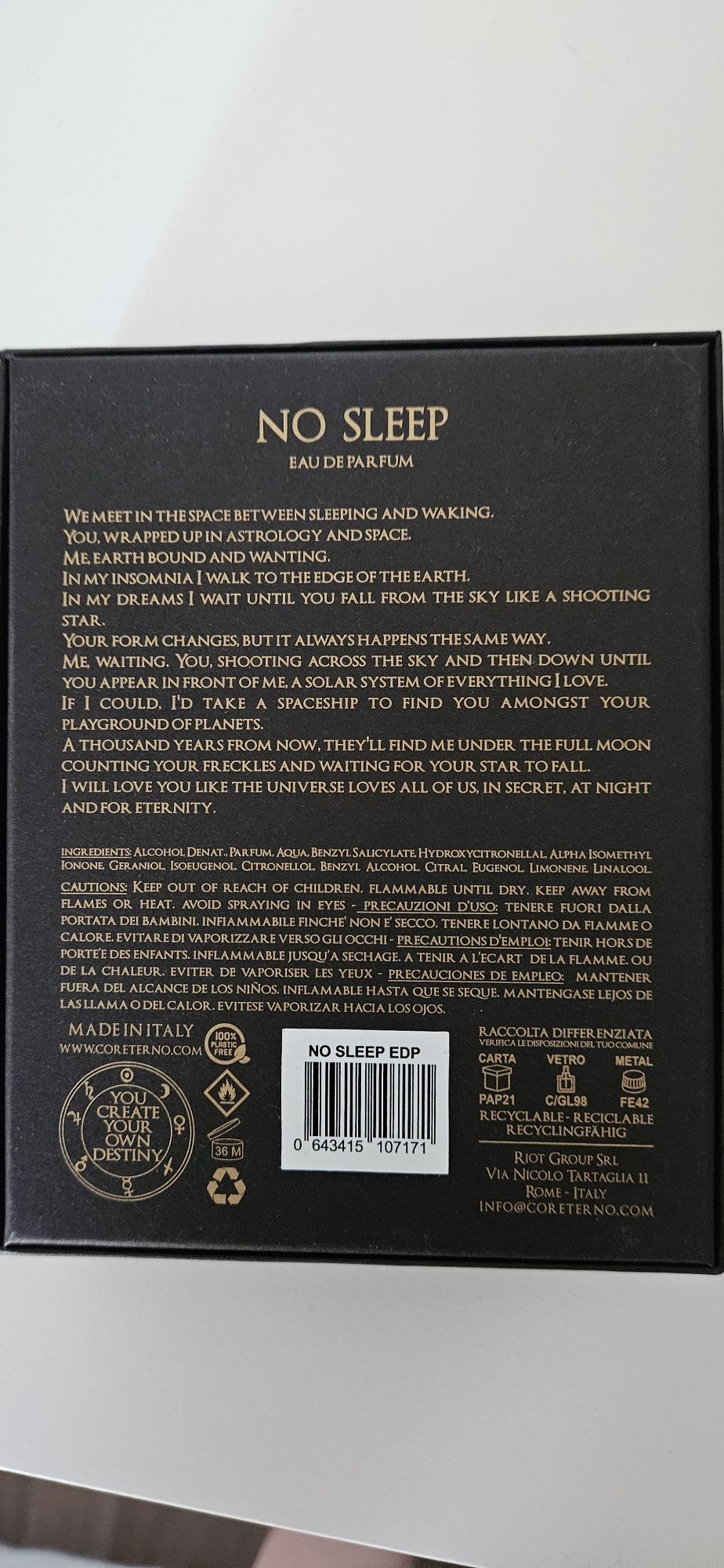 Coreterno No Sleep 100 ml