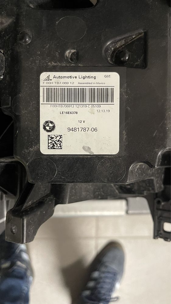 Lampa lewa bmw x5 uszkodzona