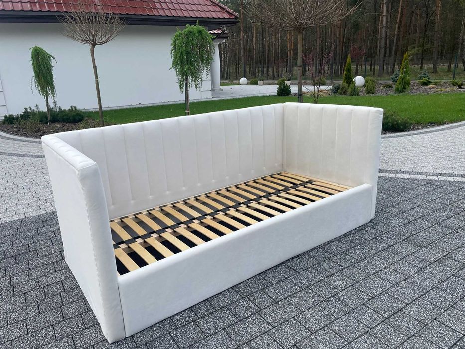 Łóżko tapicerowane młodzieżowe, dla chłopca lub dziewczynki 90x200