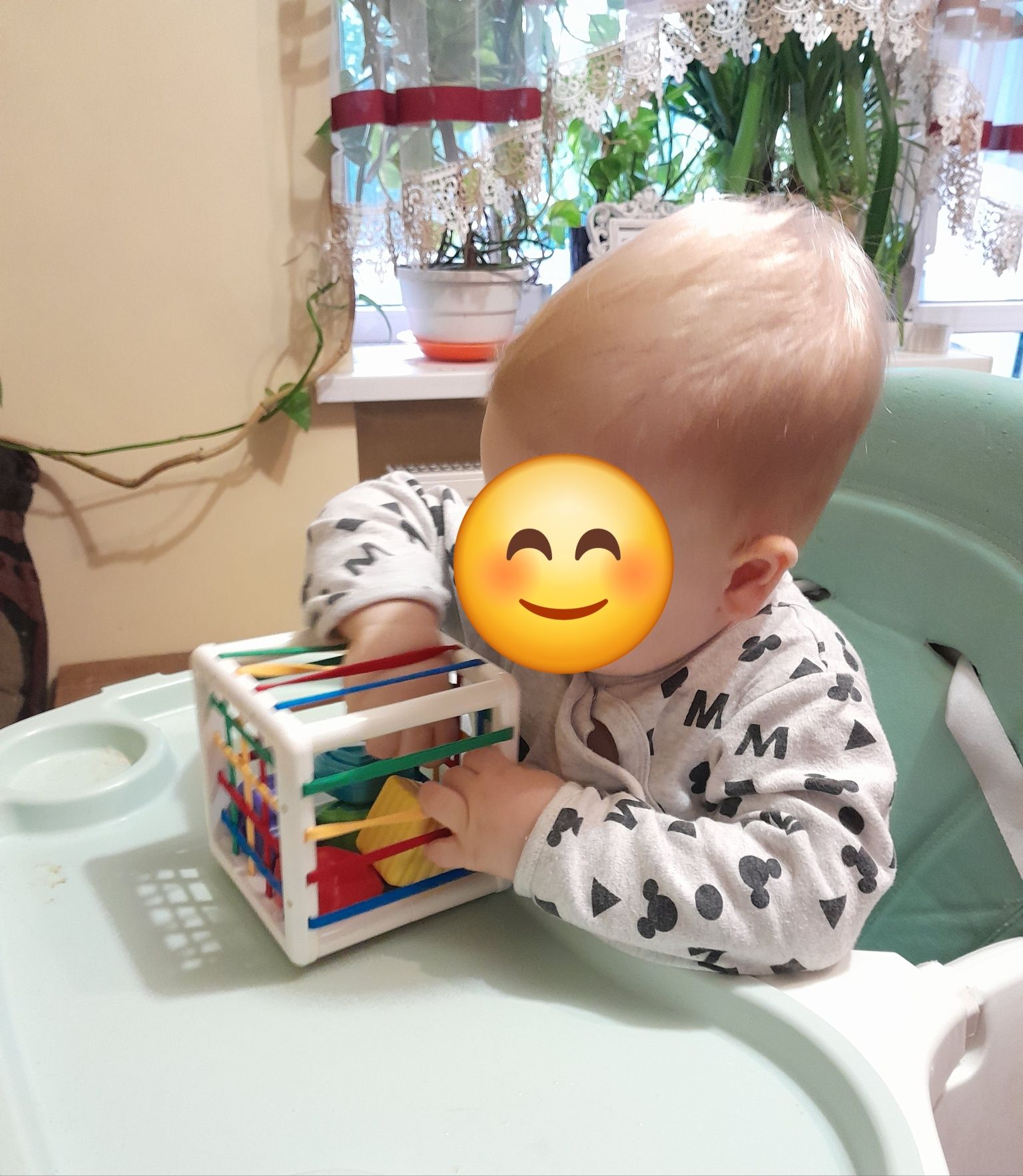 Куб сортер з резинками