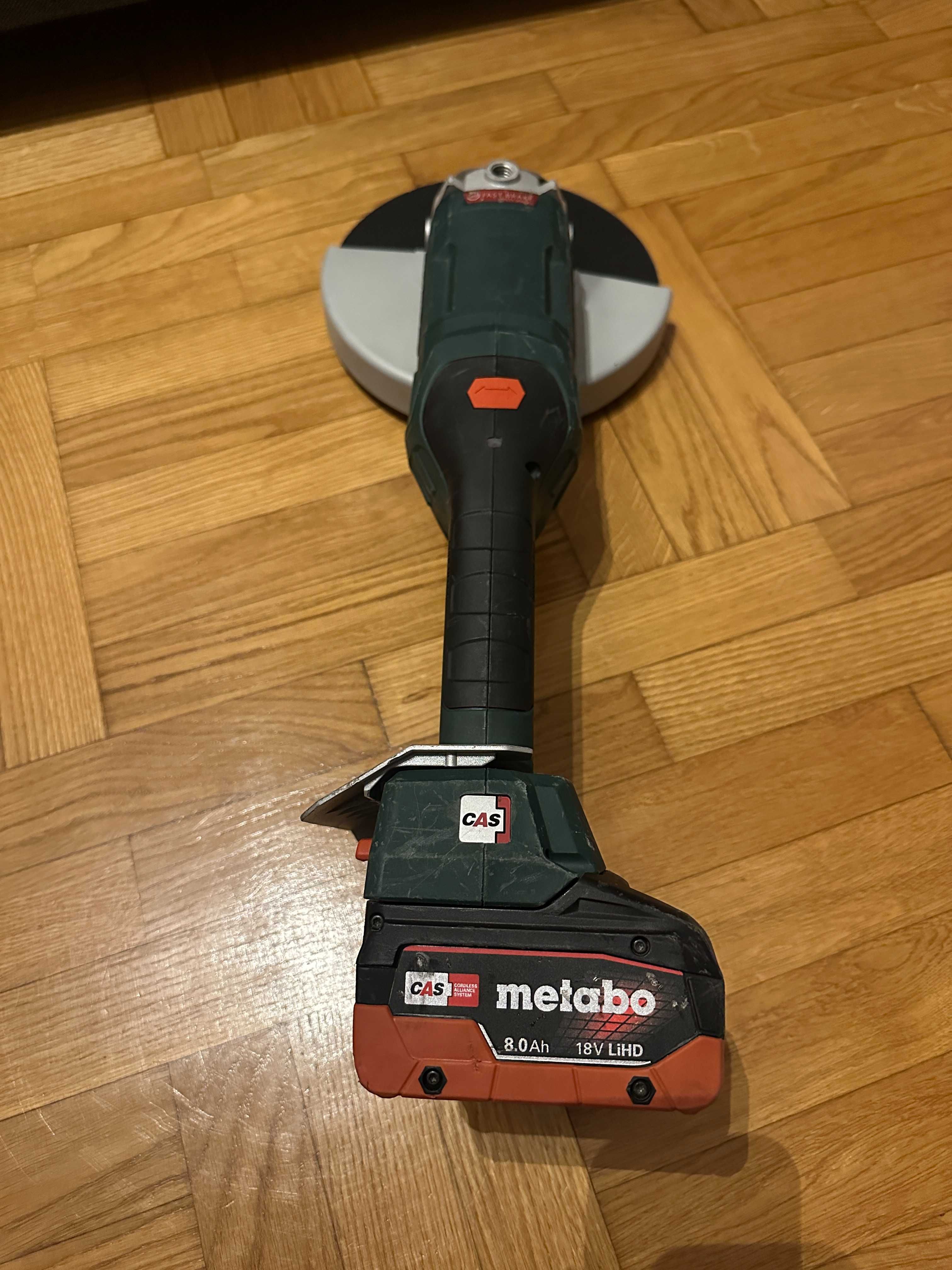 Akumulatorowa szlifierka kątowa Metabo WPB 36-18 LTX BL 24-230 2x8Ah