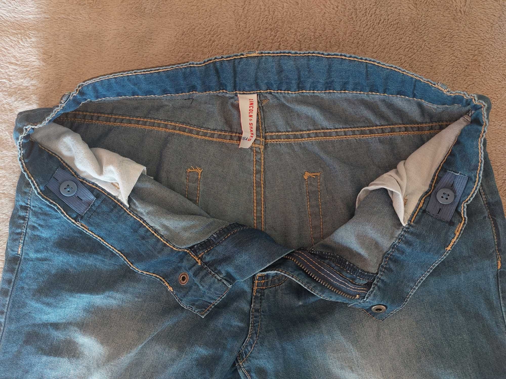 Joggery jeans, denim 5-10-15, rozmiar 164