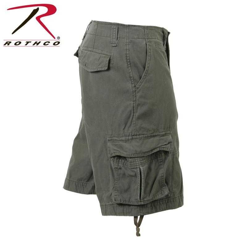 Шорти Rothco Vintage Infantry Shorts, чорні, розмір S.