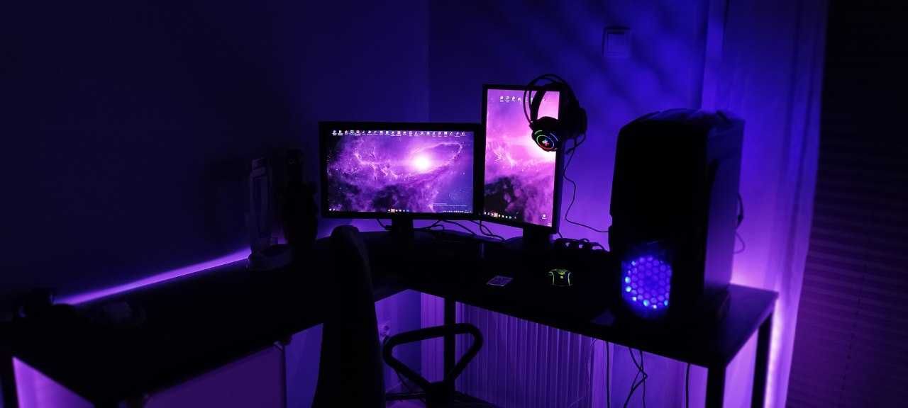 2 monitory, dwa przy 60 Hz