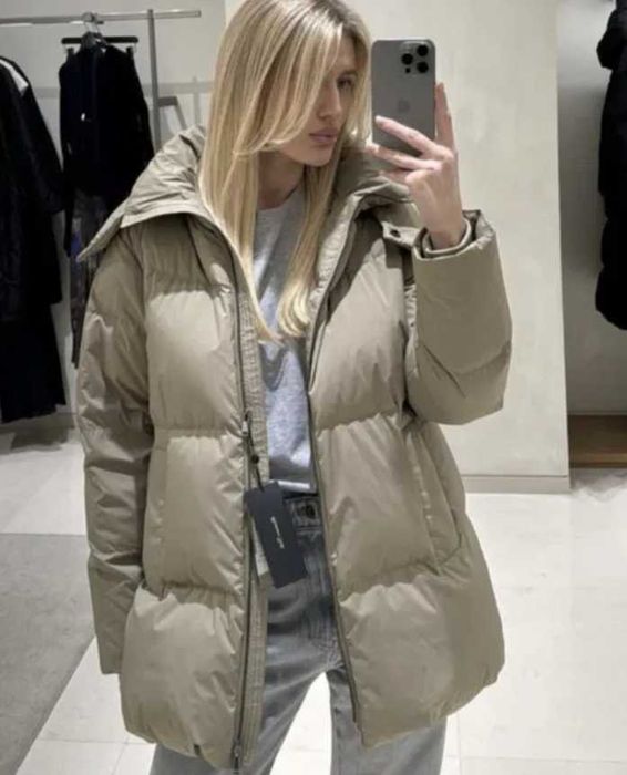 Куртка пуховік Massimo Dutti  Розмір XS та S