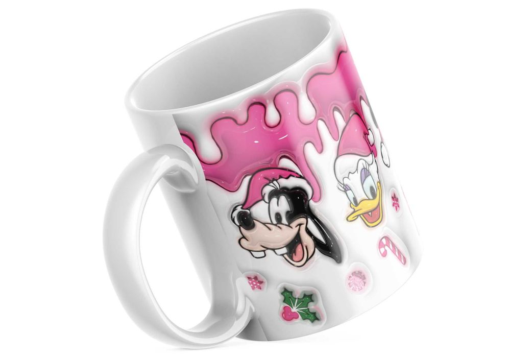 Świąteczny Kubek 3D - DISNEY - Myszka Miki - Idealny Na Prezent