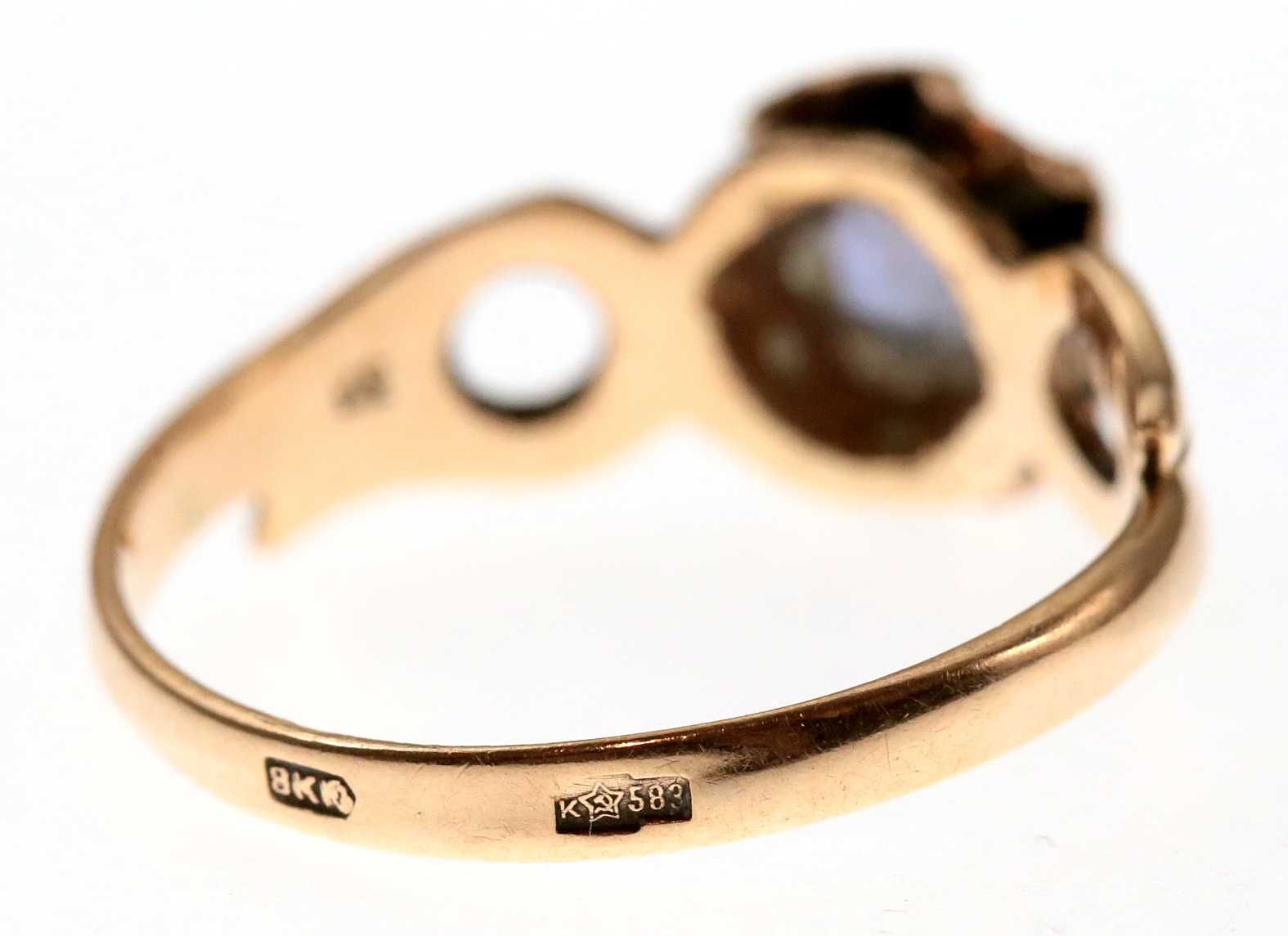 Złota Biżuteria - pierścionek, 3,3 g, Au 585