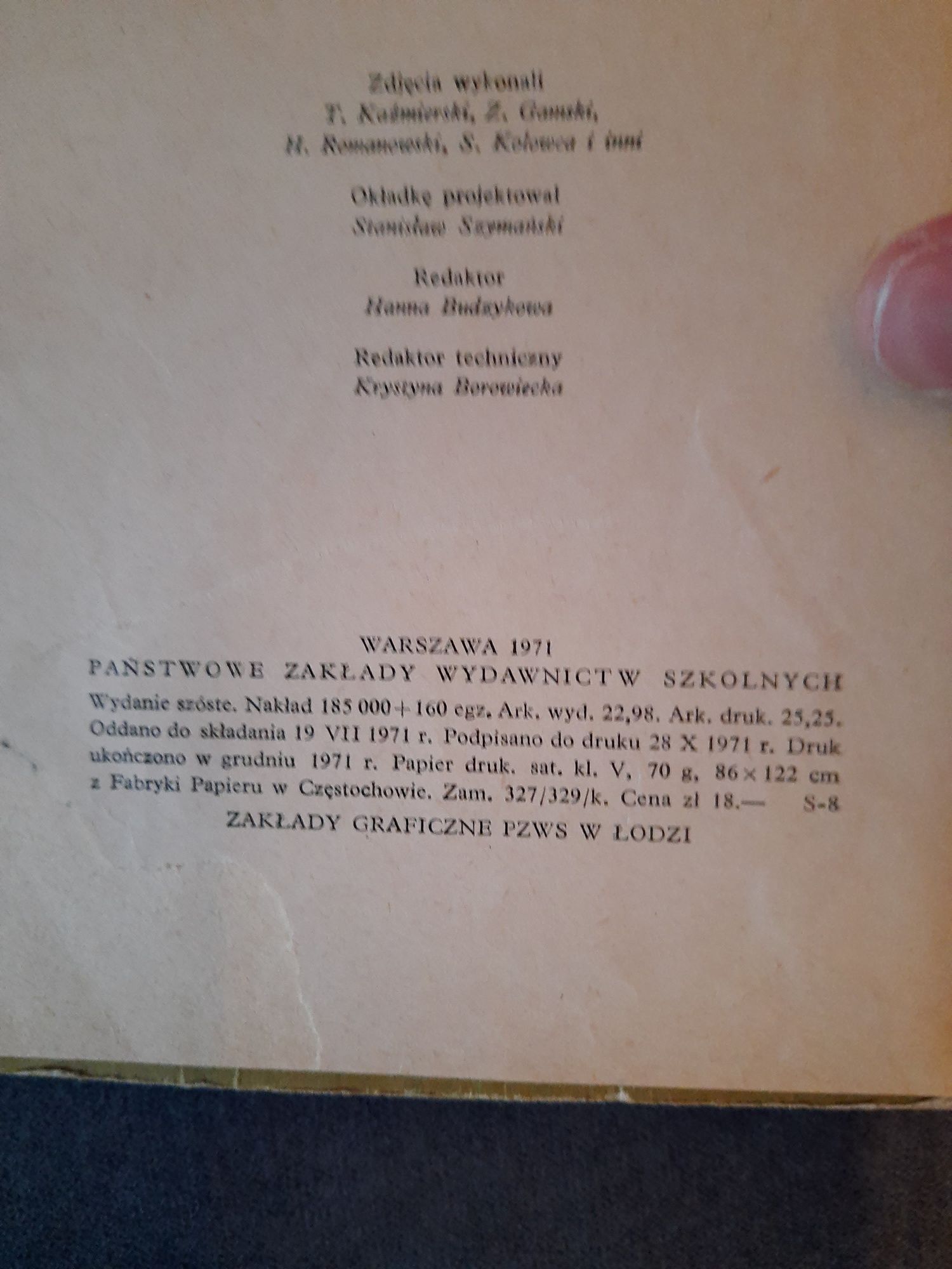 Podrecznik "literatura polska" 1971