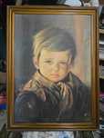 Quadro menino da lagrima