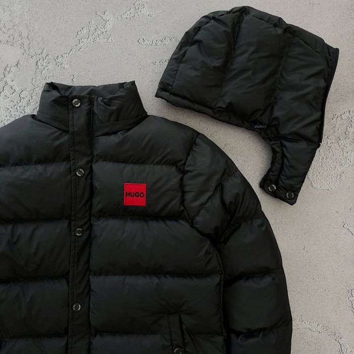 Тепла зимова куртка Hugo чоловіча. Пуховик/курточка. Захист до –20°