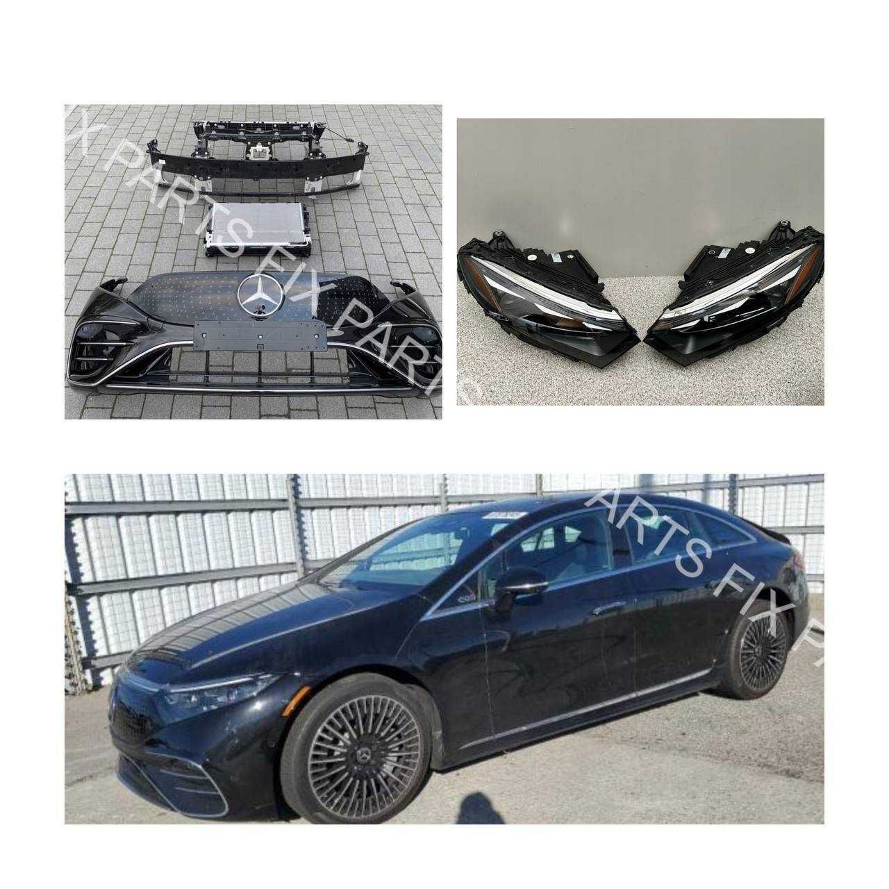Капот Mercedes-Benz EQC 400 4MATIC оригінал + бампер, фари, крила,