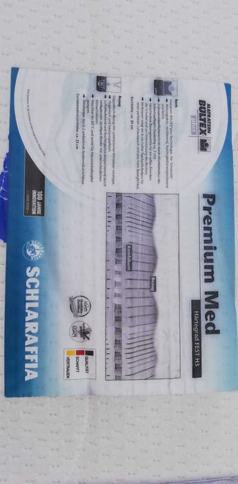 materac 100 x 200 twardy łózko kanapa sofa sypialnia materace 90 140