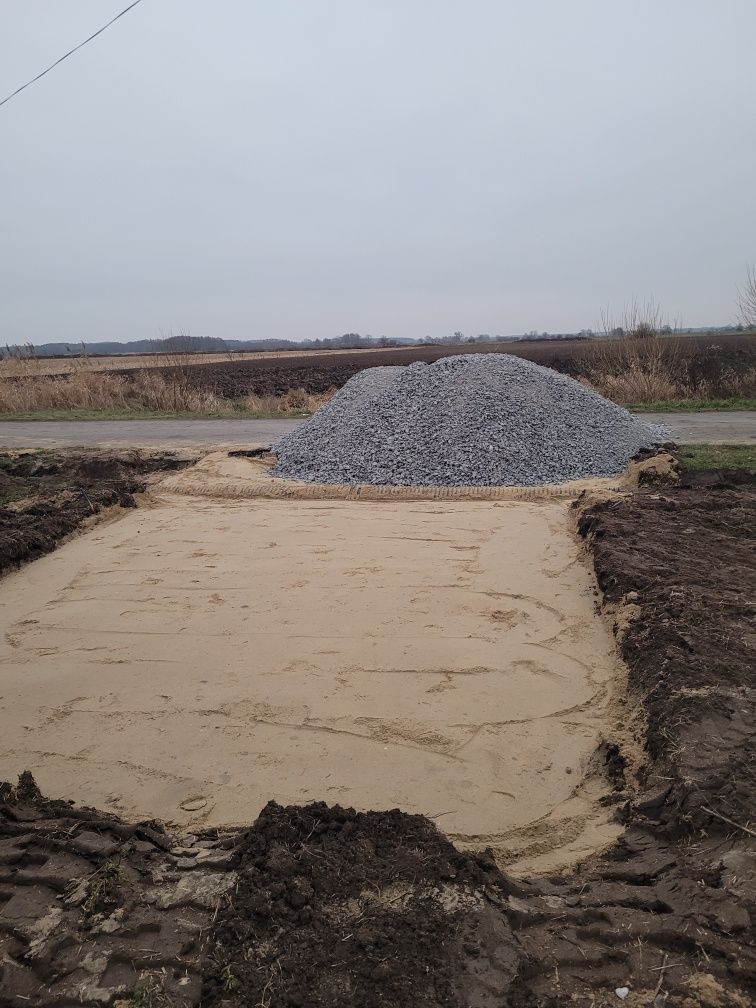 Tłuczeń granitowy mieszanka  piasek