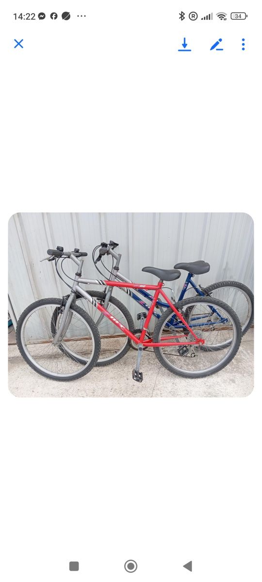 Bicicleta de homem e senhora