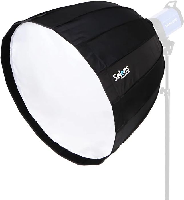 Softbox z uchwytem Bowen Mount Selens Quick 90 cm Deep Paraboliczny