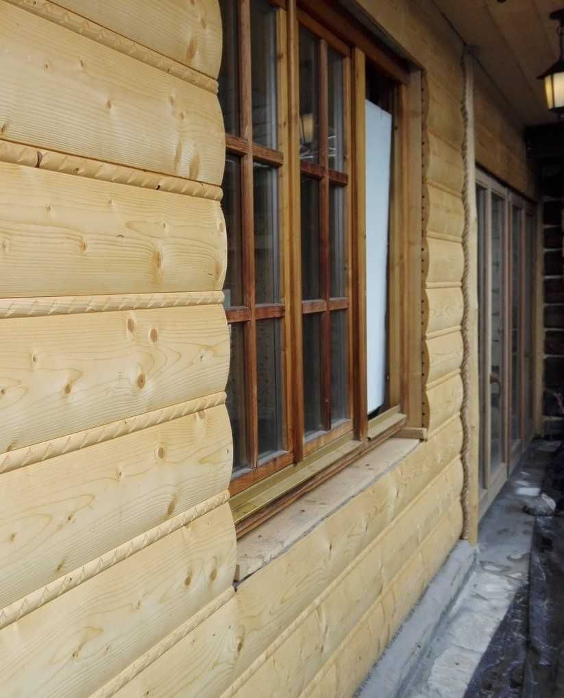 PROMOCJA Deska elewacyjna/obiciowa PÓŁBAL imitacja bala 28x198 szalówk