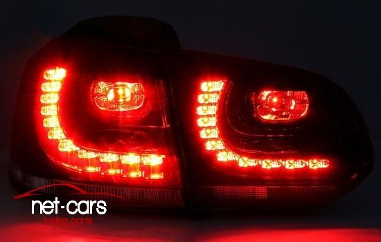 Lampy tylne tył VW GOLF 6 VI R32 36 08- LED Diodowe czerwono białe