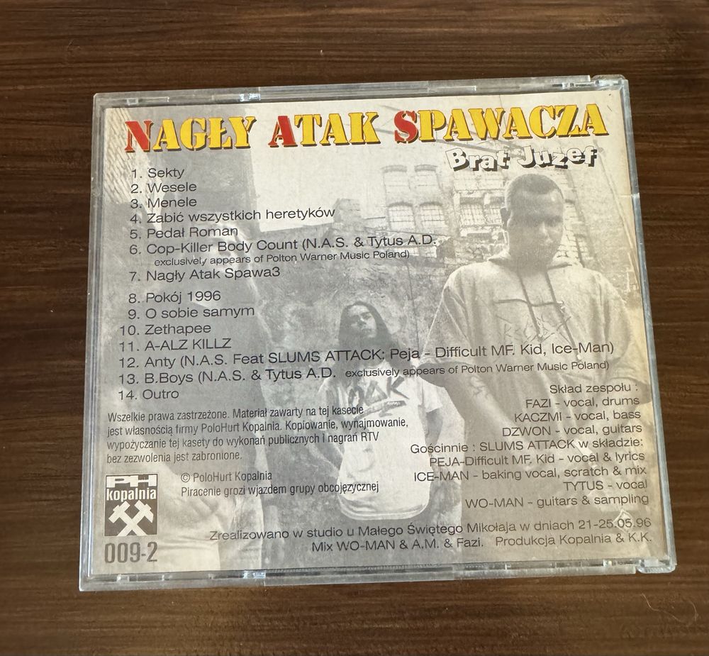 Nagły atak spawacza - Brat Juzef CD pierwsze wydanie